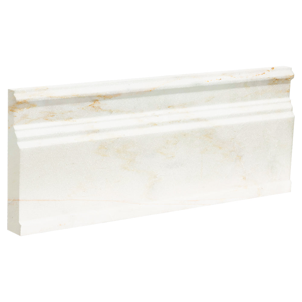 Calacatta Amber Base Skirting Board Marble 305x127x18mm