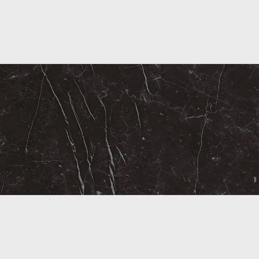 Carrara Black Marble Tile