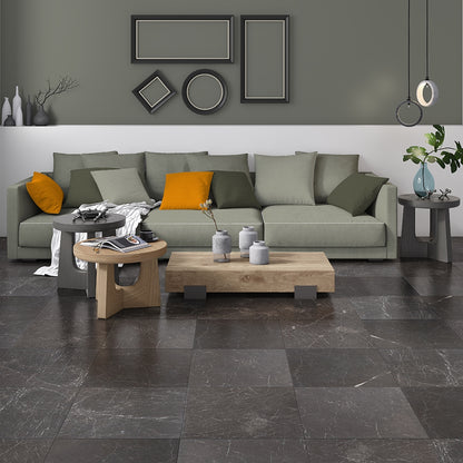 Carrara Black Marble Tile