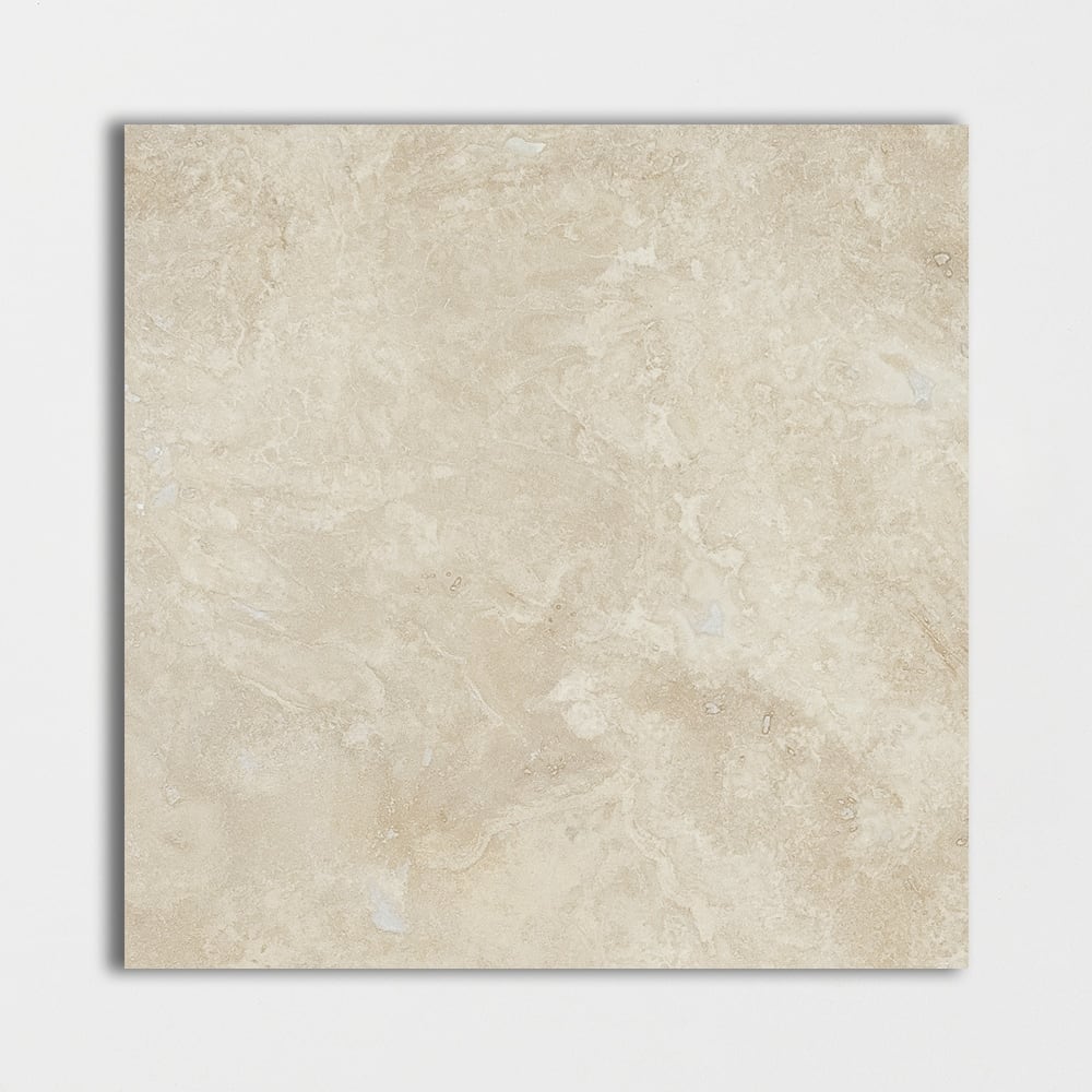 Ivory Honed Filled Travertine Tile