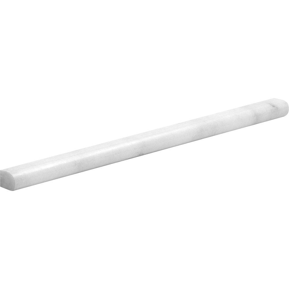 White Marble Pencil Liner Marble Molding 13x16x305mm